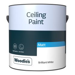Woodie's Ceiling Paint Pure Brilliant White 2.5Ltr