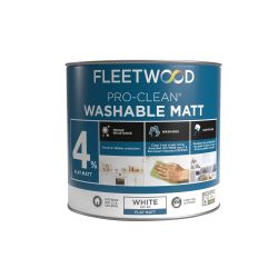 Fleetwood Pro-Clean Washable Matt Pbw 2.5Ltr