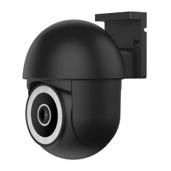 Smart WiFi Outdoor Dome IP Camera 1080P, Black Body