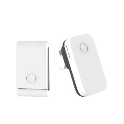 Self-Powered Wireless Kinetic Doorbell and Chime with UK Plug