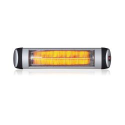 Wall Mounted Patio Heater with Quartz Tube - 2000W, 3 Heat Settings, Remote Control