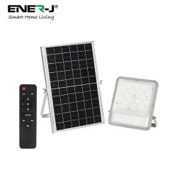 50W LED Floodlights with Solar Panels - Solar Powered, Remote Control, IP65 Waterproof