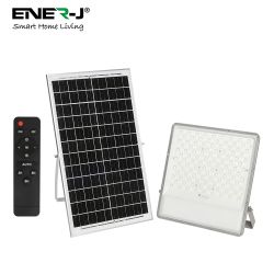 300W LED Floodlights with Solar Panels - Solar Powered, Remote Control, IP65 Waterproof