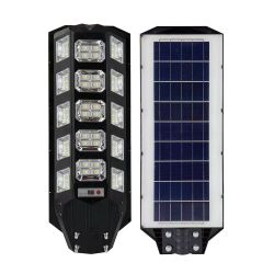 200W LED Solar Street Light with Sensors and Remote, IP66 Waterproof, High-Efficiency Solar Panels