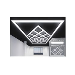 576W Designer Ceiling Lights with Frame, 19 Diamonds and Border