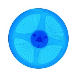 5 meters COB LED Strip Light 24V, Blue, IP20