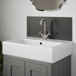 Laura Ashley Mr Jones Charcoal Splashback 25x60cm