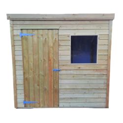 MCD Eco Pent Wooden Shed 6ft x 4ft