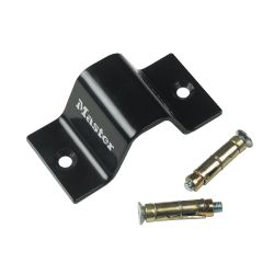 Master Lock 50mm black floor/wall anchor with fixing bolts