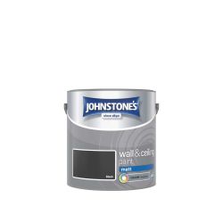 Johnstone's Vinyl Matt Black 2.5ltr