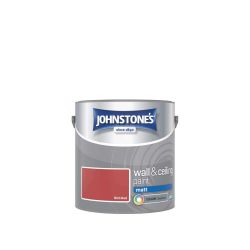 Johnstone's Vinyl Matt Rich Red 2.5ltr