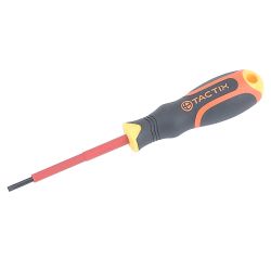 Tactix Insulated Slot Screwdriver 3 x 75 mm