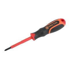 Tactix Insulated Phillips Screwdriver #1 x 80 mm