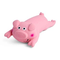 Lounging Pig Latex Dog Toy