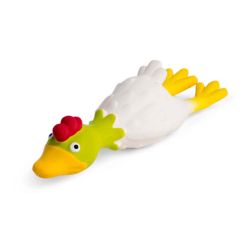 Latex Chicken Dog Toy Small