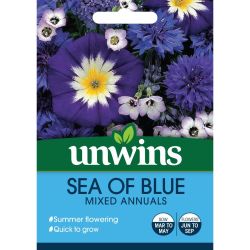 Unwins Sea Of Blue Mixed Annuals
