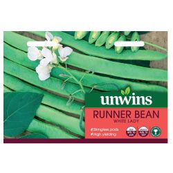 Runner Bean White Lady