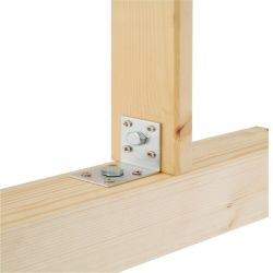 Angle Bracket 60 x 60 x 90 x 2.0mm Zinc Plated