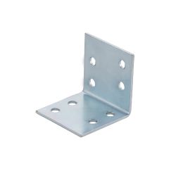 Perforated Angle Bracket 40 x 40 x 40 x 2.0mm Zinc Plated