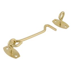 Hook Lock On Plate Black Galvanized 5,5X125Mm