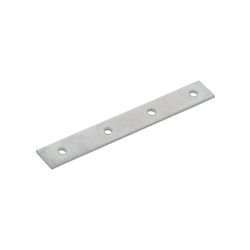 Flat Perforated Plated 120 x 15 x 2.0mm Zinc Plated.