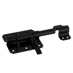 Bar Bolt100X75Mm Straight With Loop Black