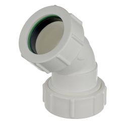 Compression Waste Fittings - 40mm  45 Deg. Bend