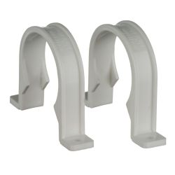 40mm Pipe Clips (Pack of 2)