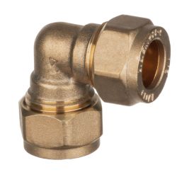 Metric Compression Fittings - 15mm Elbow 615