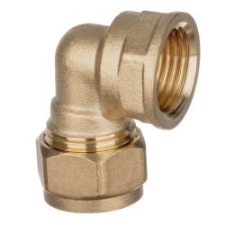 Metric Compression Fittings - 1/2" x 15mm F.I. Elbow 617