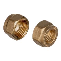 Metric Compression Fittings - 15mm Pack of 2 Nuts 678A