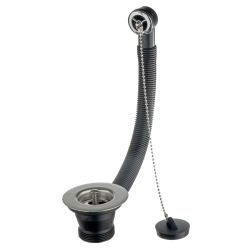 11/2' PVC Sink Waste Set (round overflow)