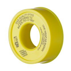 Gas Fittings - Roll Tape For Gas - P.T.F.E.