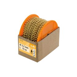 Ball Chain, Brass Polished, 3,2Mm