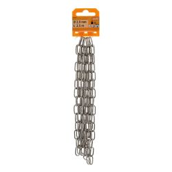 Round Wire Chain, Nickel Pl, 2,0Mm, 2,5M
