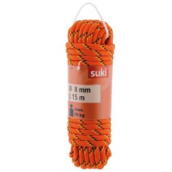 Pp Fun Rope, Orange/Black/Yellow 8Mm 15M