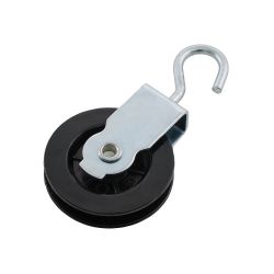 Hoist Pulley Rotating Hook 40Mm 6Mm Cord