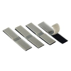 Cable Fix Adhesive Grey/Black 100X20Mm 4Pcs