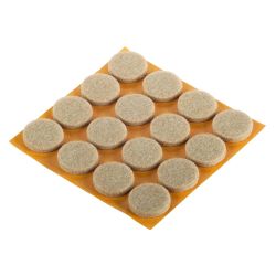 Fix-O-Moll Parquet Glider Self-Adhesive Felt Pads 22mm 