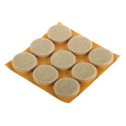 Fix-O-Moll Parquet Glider Self-Adhesive Felt Pads 28mm 