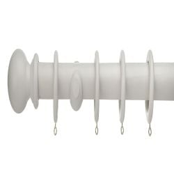 Woodies 35mm Wood Pole Grey 180cm