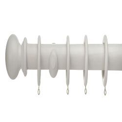 Woodies 35mm Wood Pole Grey 180cm