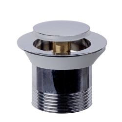 Basin Wastes - 11/4'  Unslotted c/w Popper Plug