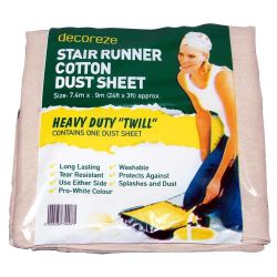 Woodie's 7.4mtx.9mt Stair Runner Dustsheet