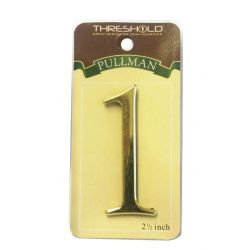 Gold Effect Pullman House Number - 1