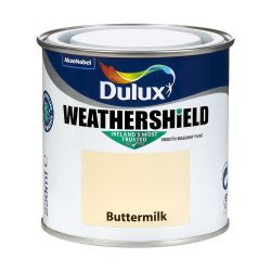 Dulux Weathershield Smooth Masonry Buttermilk 250ml