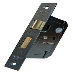 Basta Mortice Lever Lock 2.5"  Black