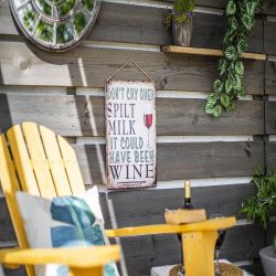 Spilt Milk Garden Sign