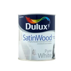 Dulux Satinwood Pure White 750ml