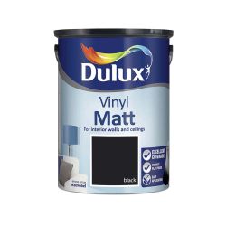 Dulux Vinyl Matt Black 5L
